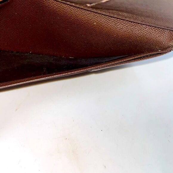 AUTHENTIC Louis Vuitton Damier Ebene Brazza Wallet - Picture 12 of 14